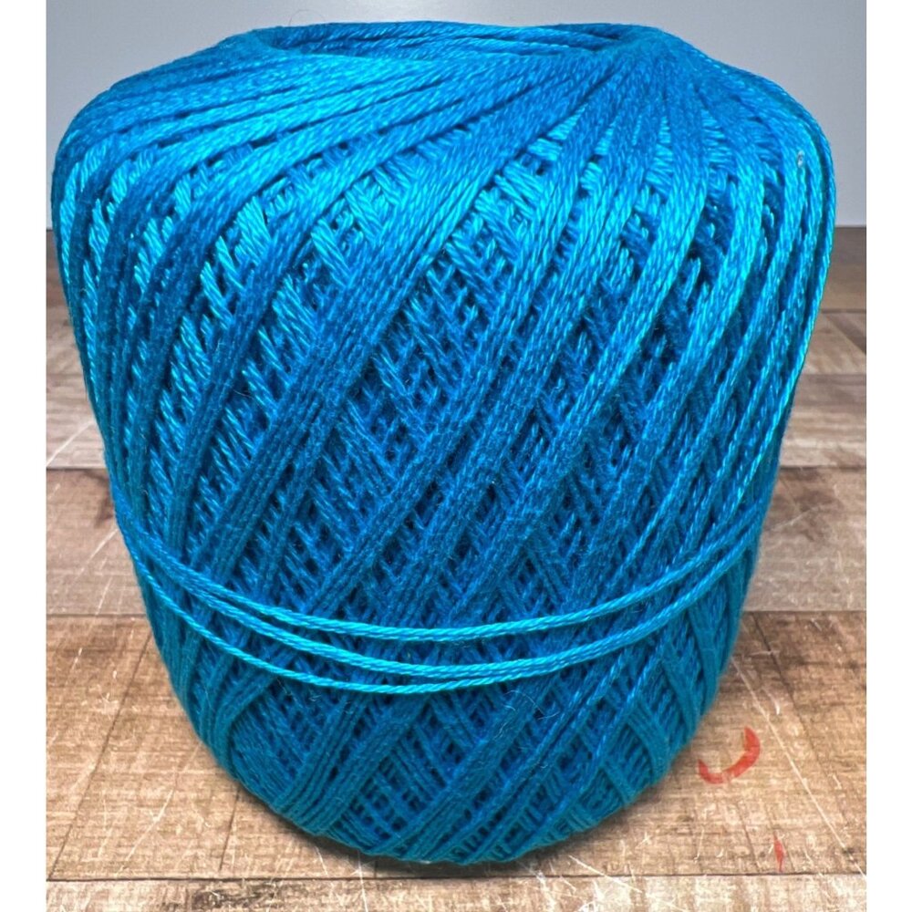 Blue Crochet Thread For Crocheting Embroidery Projects High-Quality Material